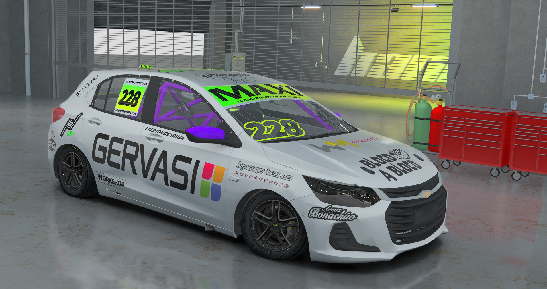 New Onix- Turismo1.4 - by Racinge-sports.com, skin LAERTON DE SOUZA