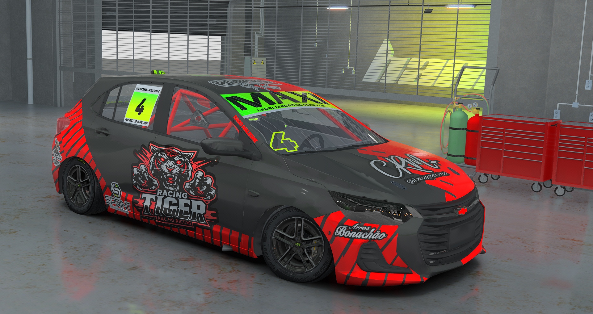New Onix- Turismo1.4 - by Racinge-sports.com, skin TIAGO MALZONE CAMARGO