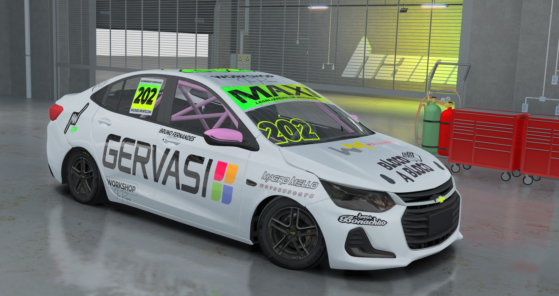 New Onix Plus - Turismo1.4 - by Racinge-sports.com, skin BRUNO FERNANDES