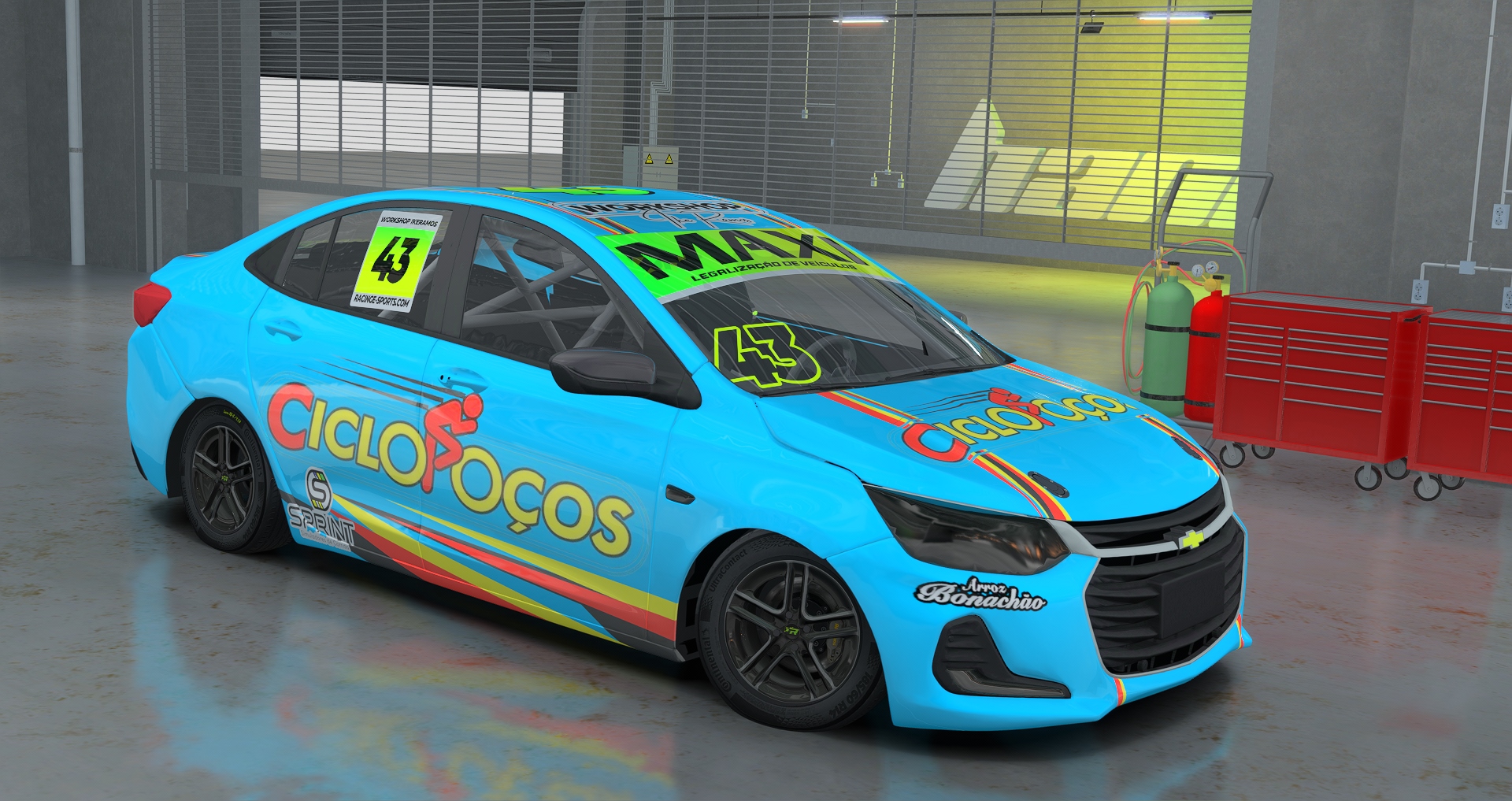 New Onix Plus - Turismo1.4 - by Racinge-sports.com, skin FELIPE HENRIQUE BOLETTA E SILVA