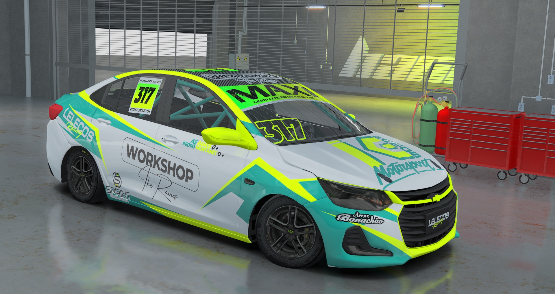 New Onix Plus - Turismo1.4 - by Racinge-sports.com, skin IKE RAMOS