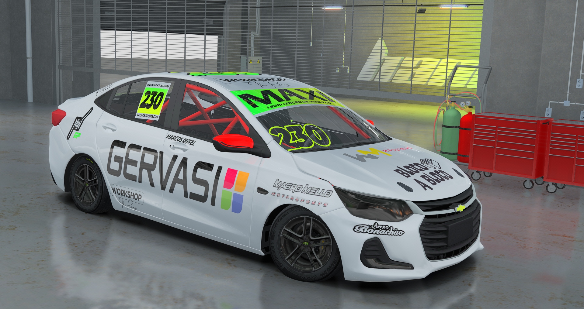 New Onix Plus - Turismo1.4 - by Racinge-sports.com, skin MARCOS RIFFEL